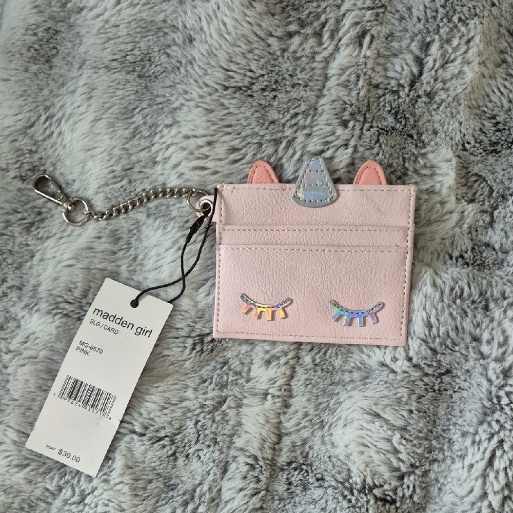 Madden Girl ๐ค Pink Unicorn Card Holder (388)